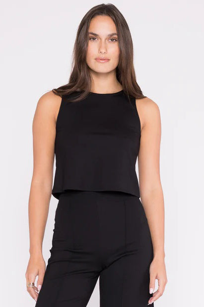 ripley rader ponte knit tank top black
