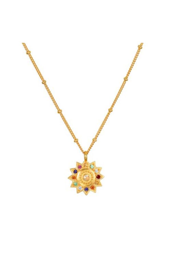 satya vibrant self lotus necklace