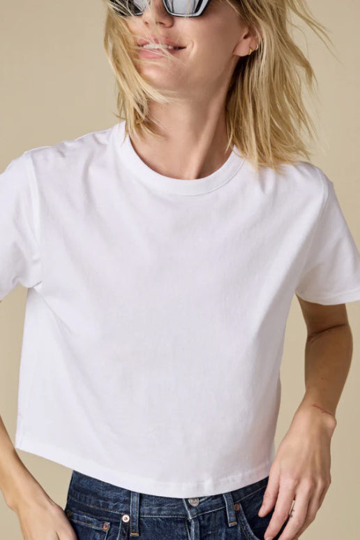 soldout.nyc the cropped perfect tee white