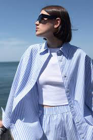 soldout.nyc the everything shirt french blue stripe