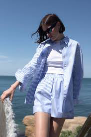 soldout.nyc the everything shirt french blue stripe