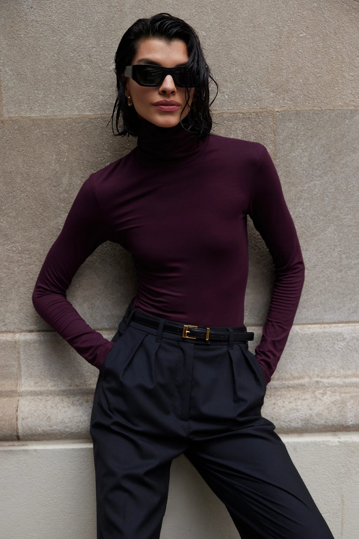 soldout.nyc the turtleneck bordeaux