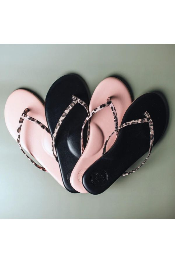 solei sea indie sandal black leopard