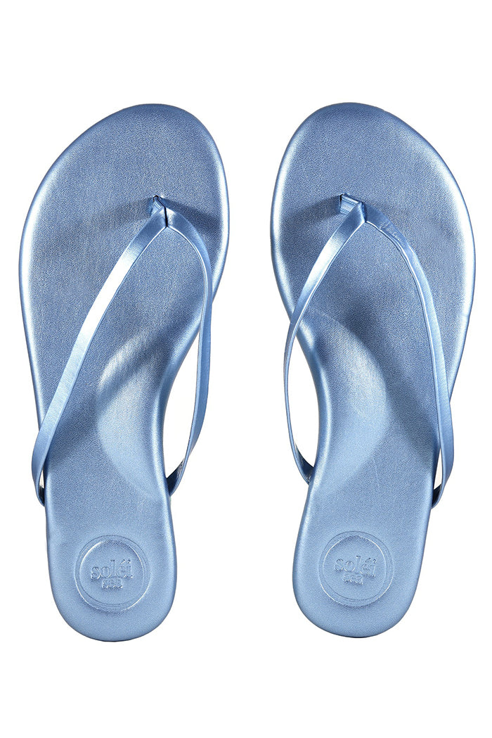 solei sea indie sandal metallic denim