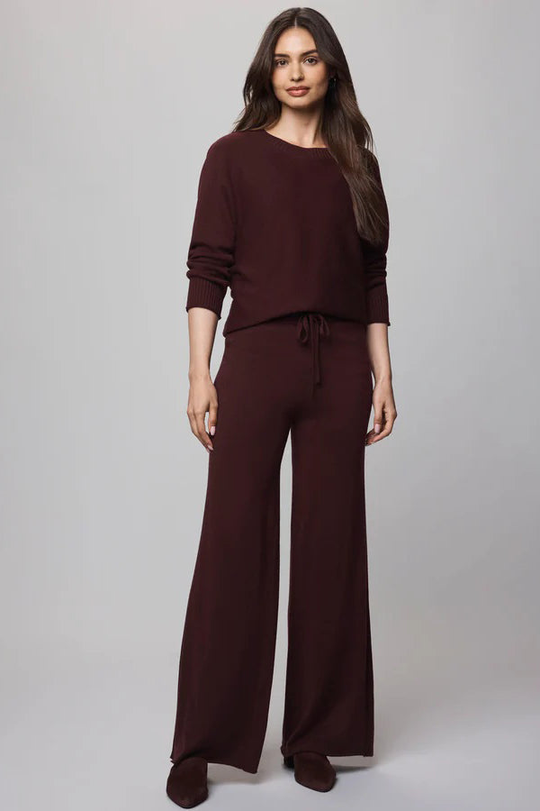 splendid georgie pant dark plum