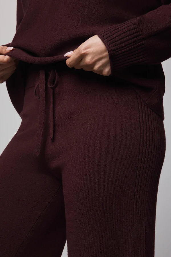 splendid georgie pant dark plum