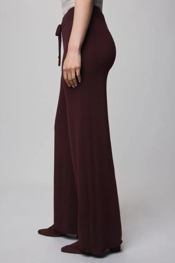 splendid georgie pant dark plum