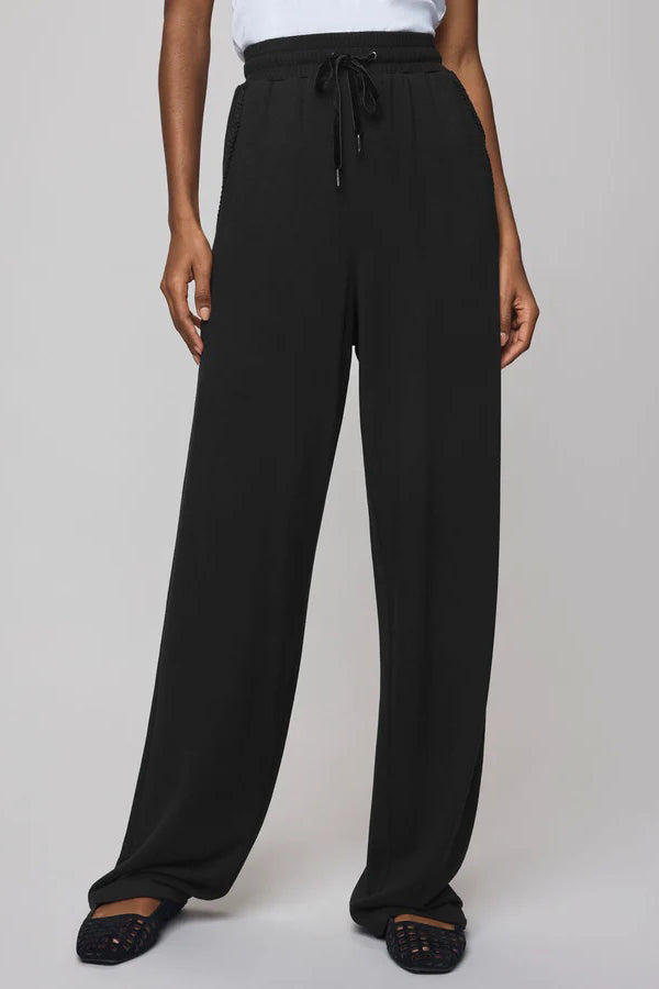 splendid supersoft trim pant black