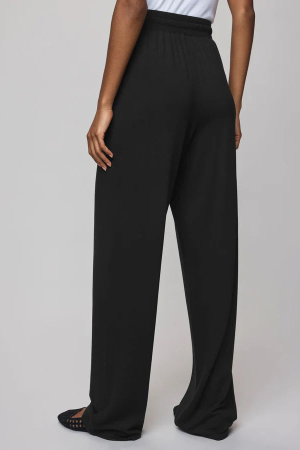 splendid supersoft trim pant black
