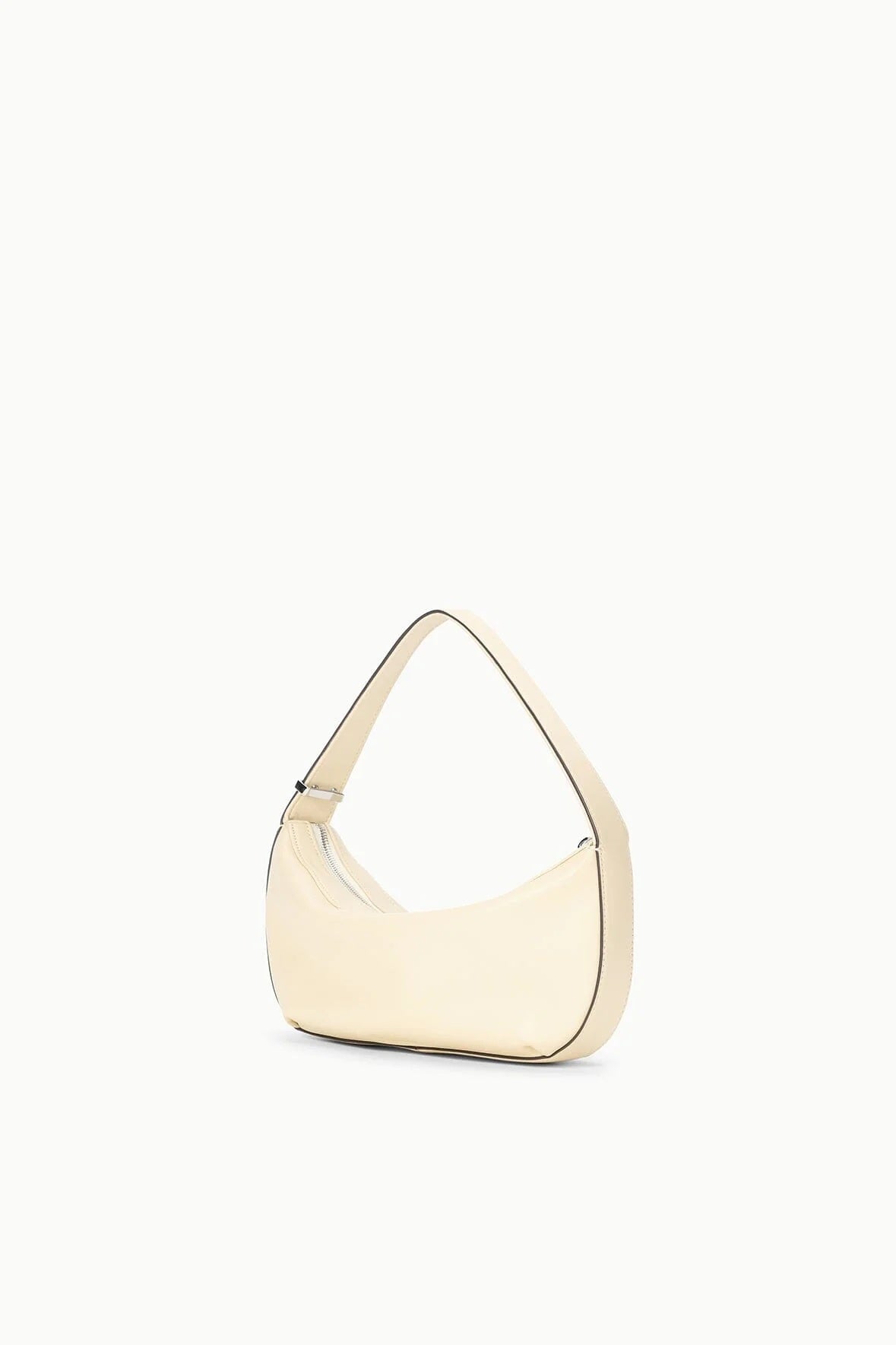 staud demy shoulder bag cream