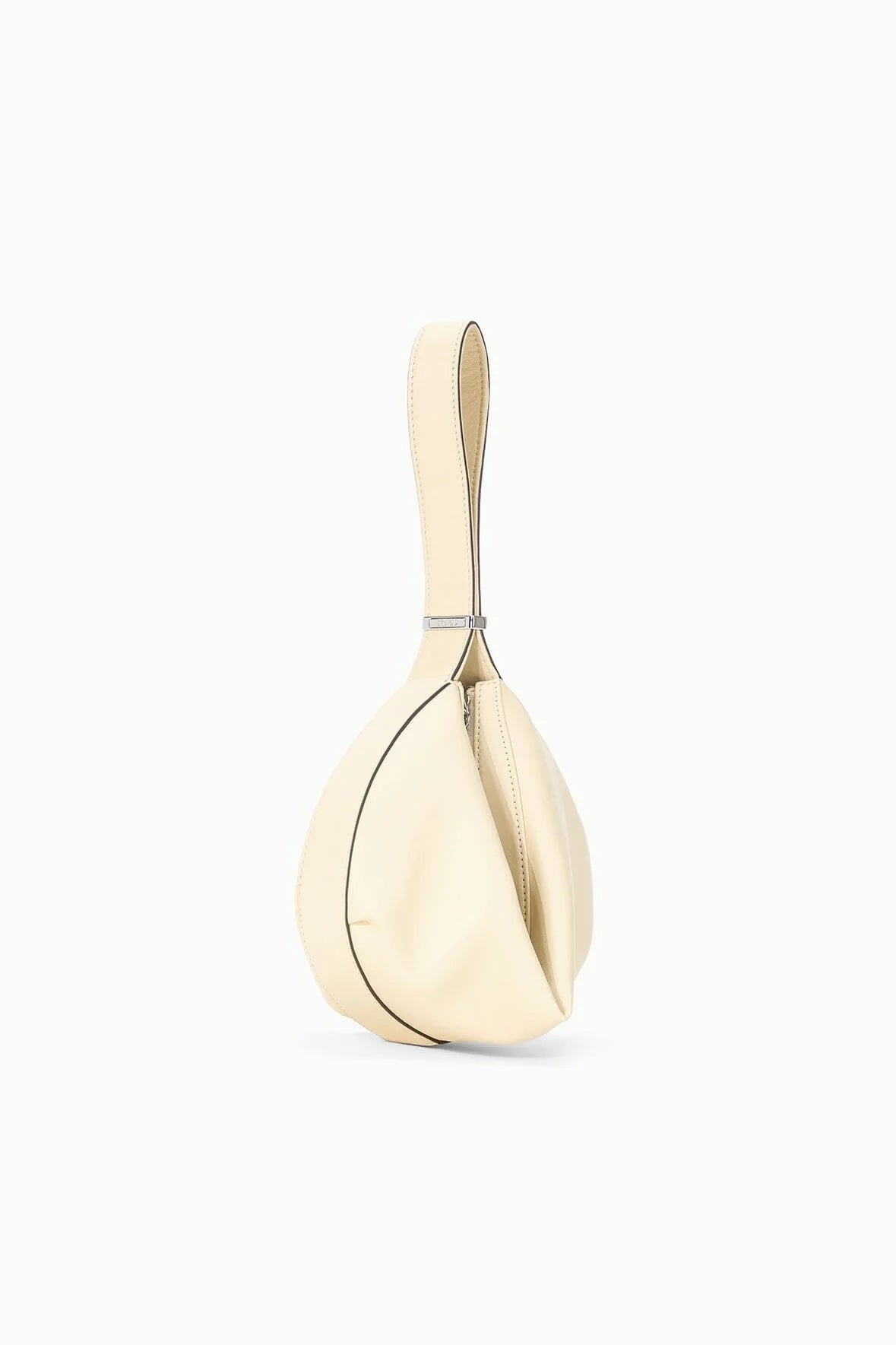 staud demy shoulder bag cream
