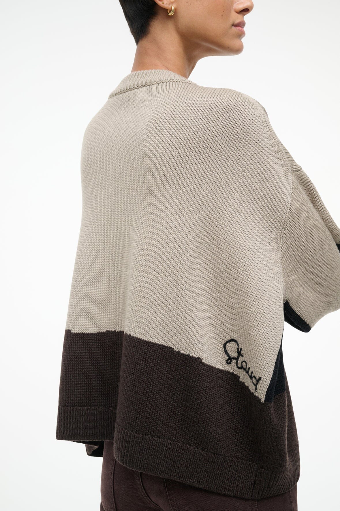 staud giada sweater stables