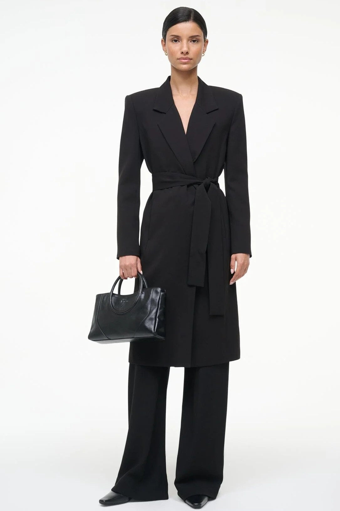 staud jolene jacket black