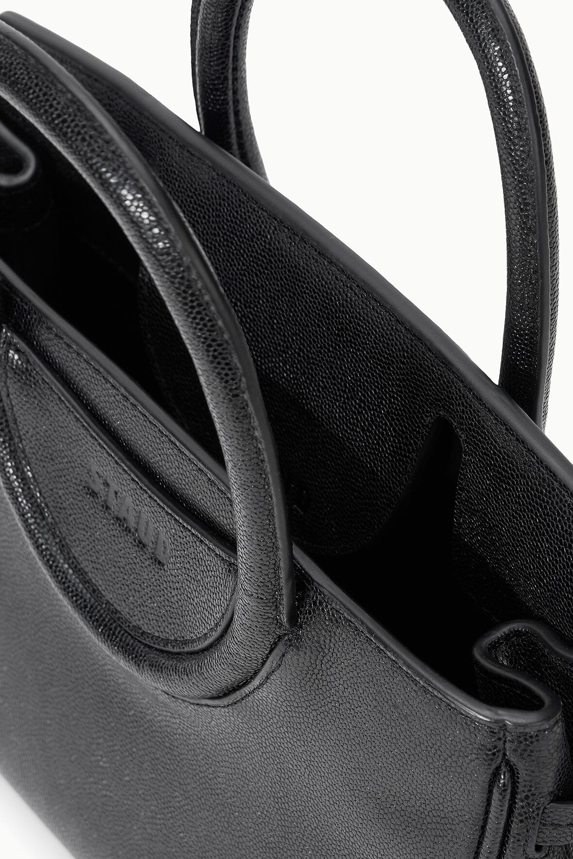 staud maude mini carryall black