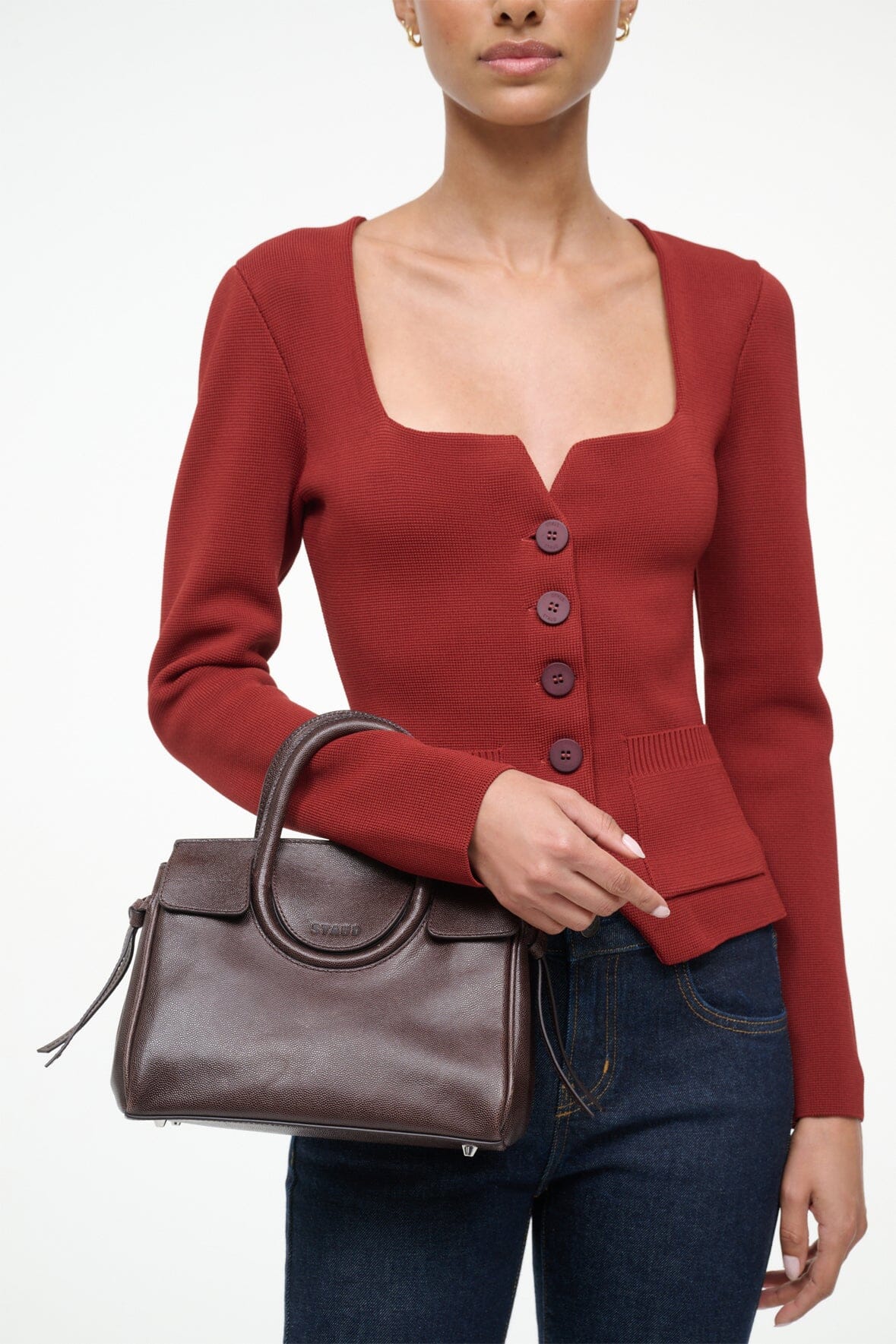 staud maude mini carryall