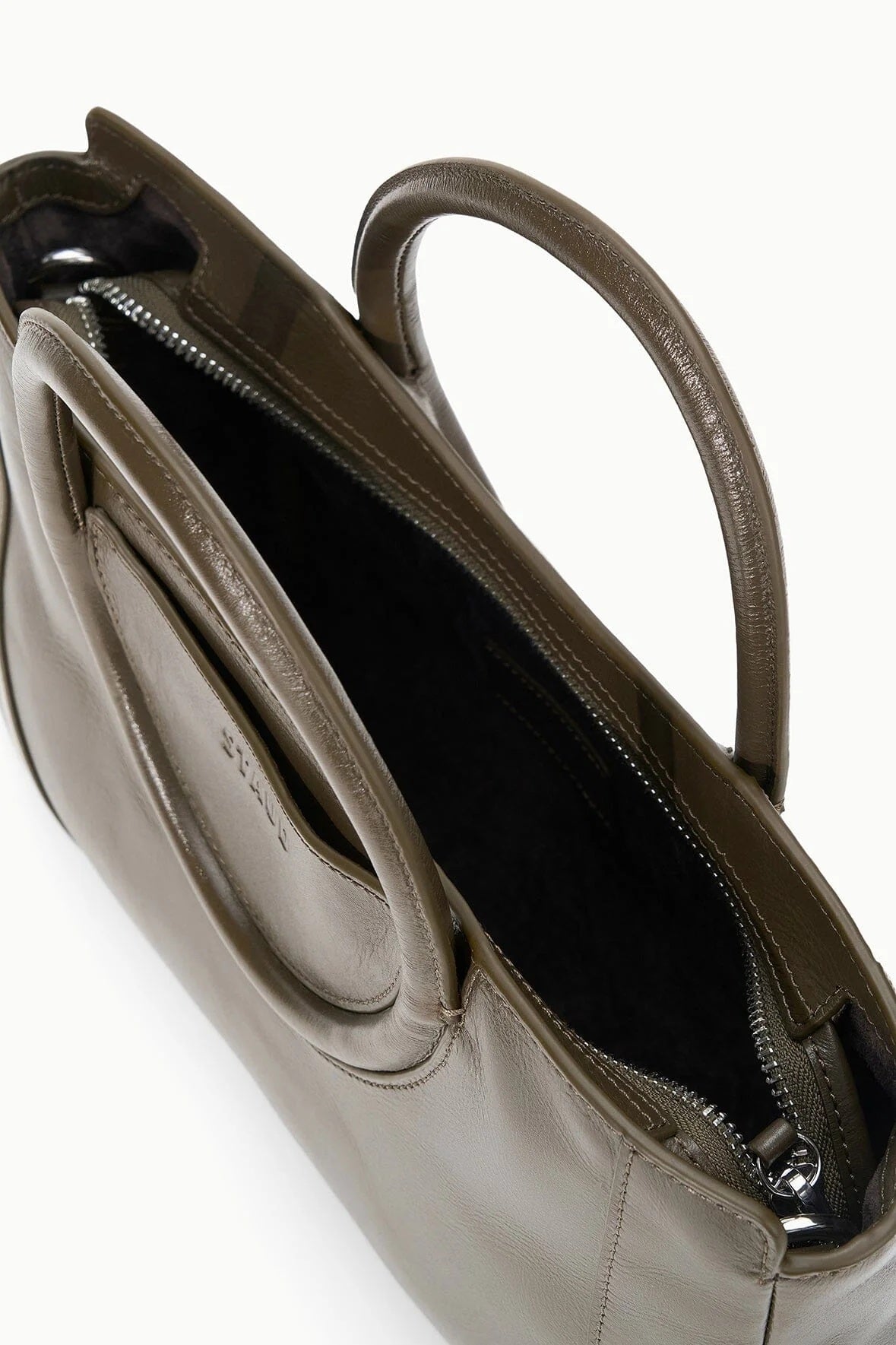 staud maude mini satchel truffle