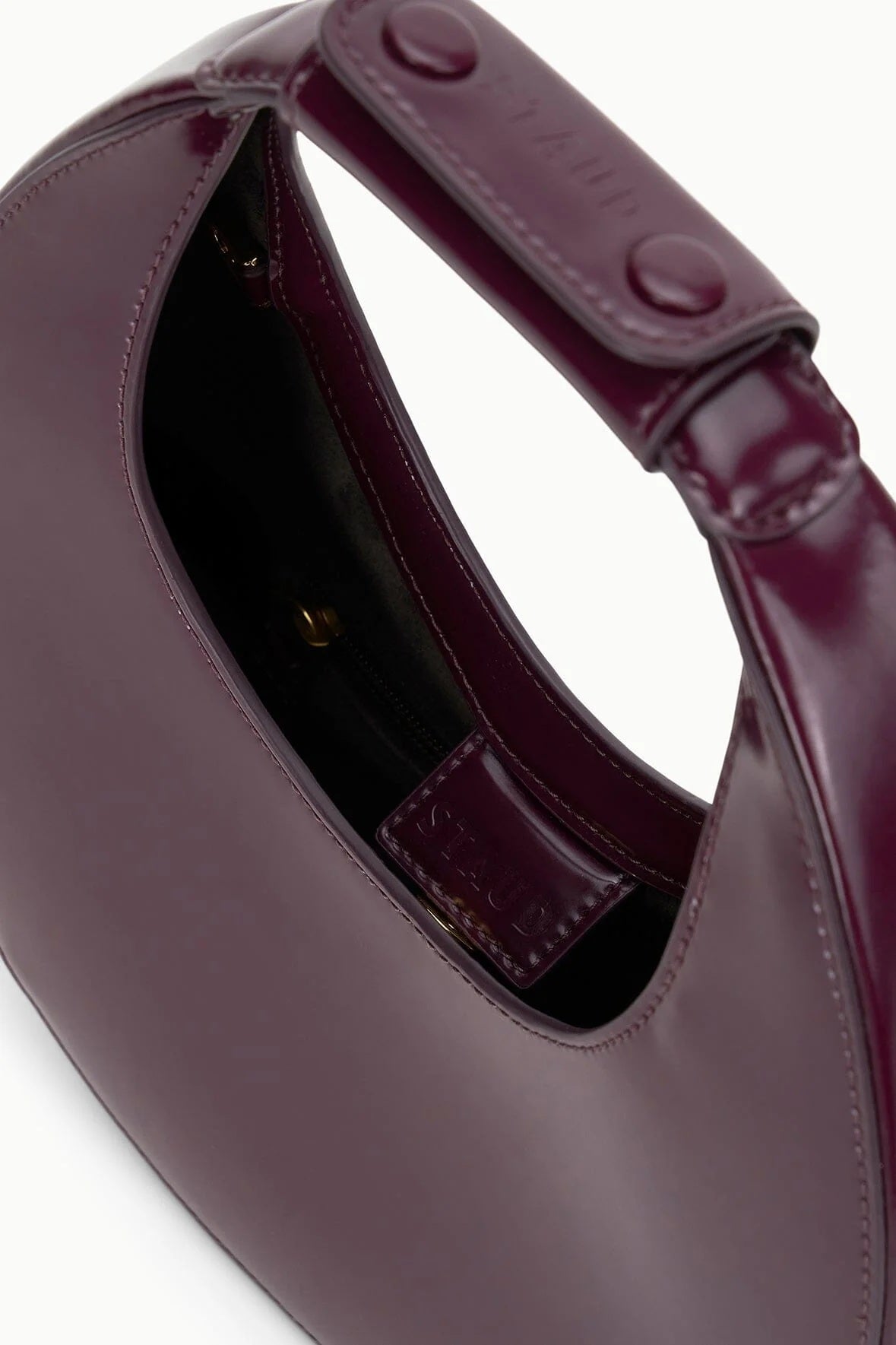 staud mini moon bag syrah