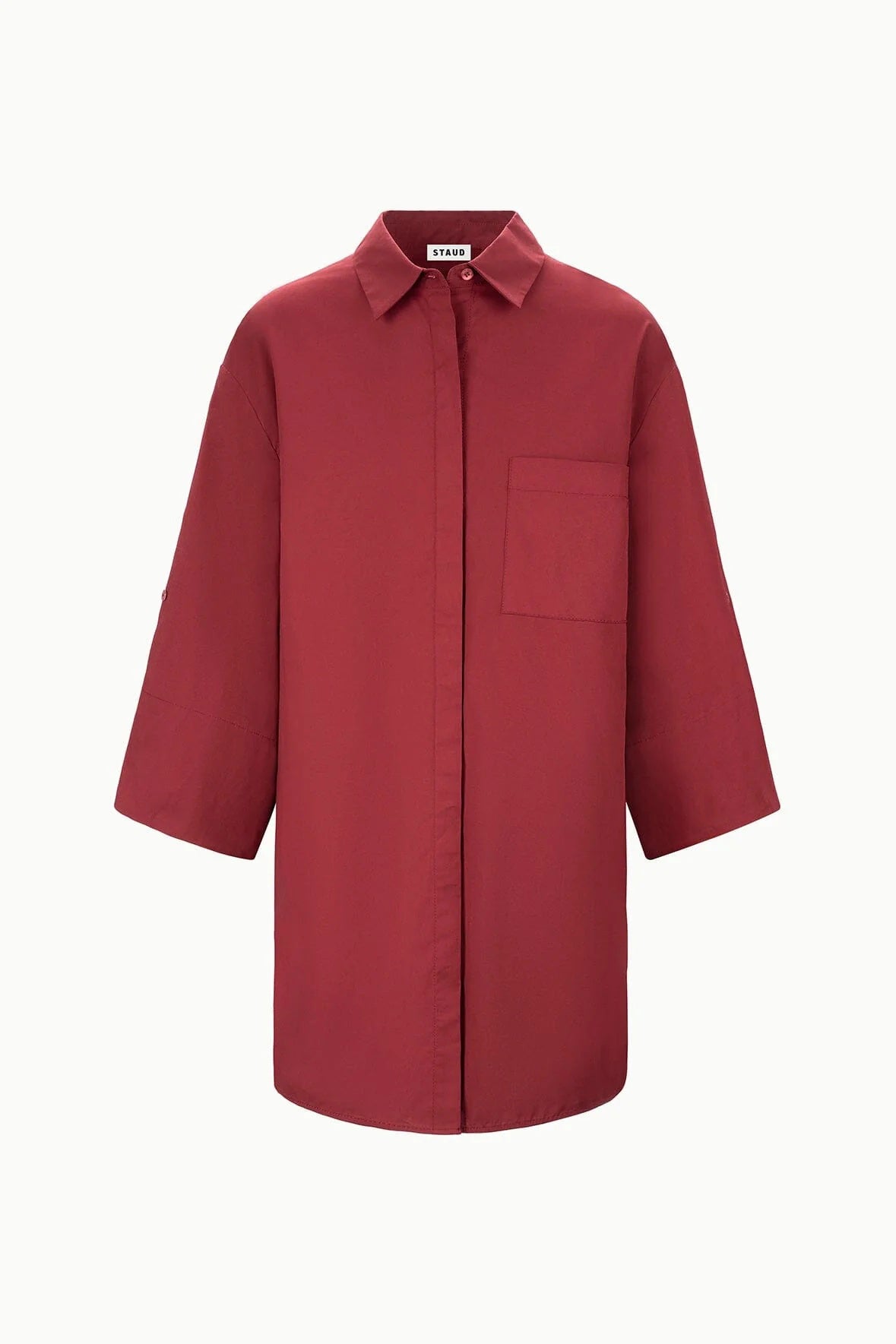 staud nico dress sangria