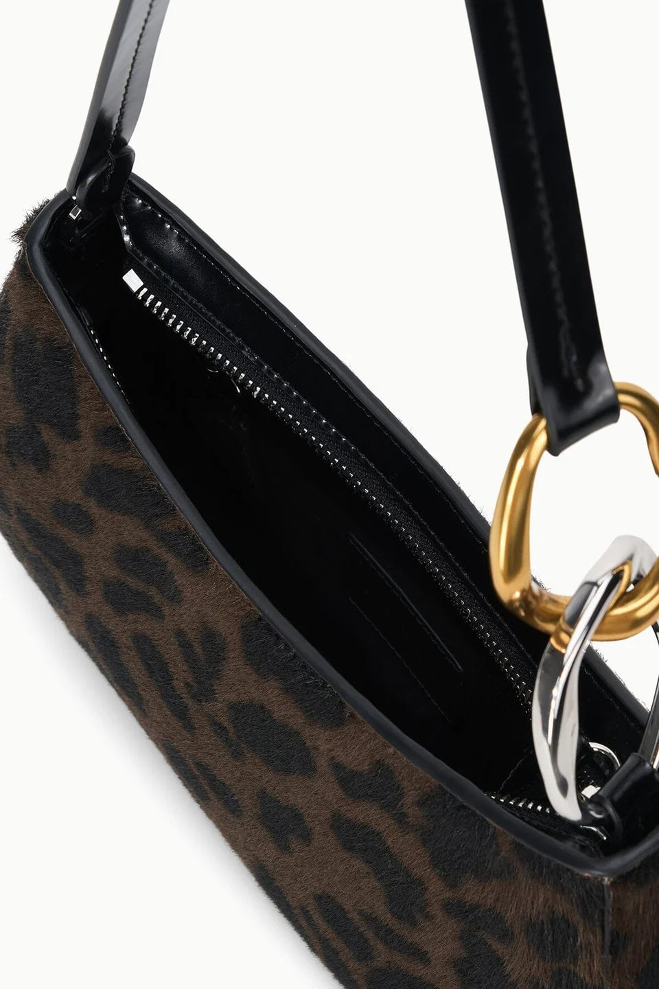 staud ollie bag leopard