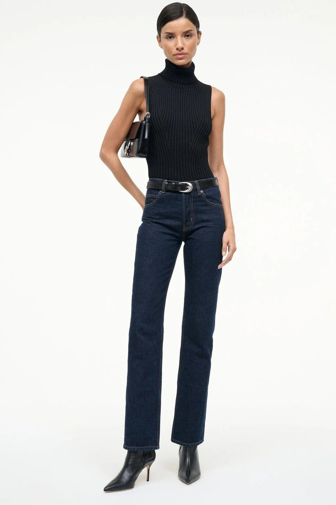 staud sebastian ankle boot black