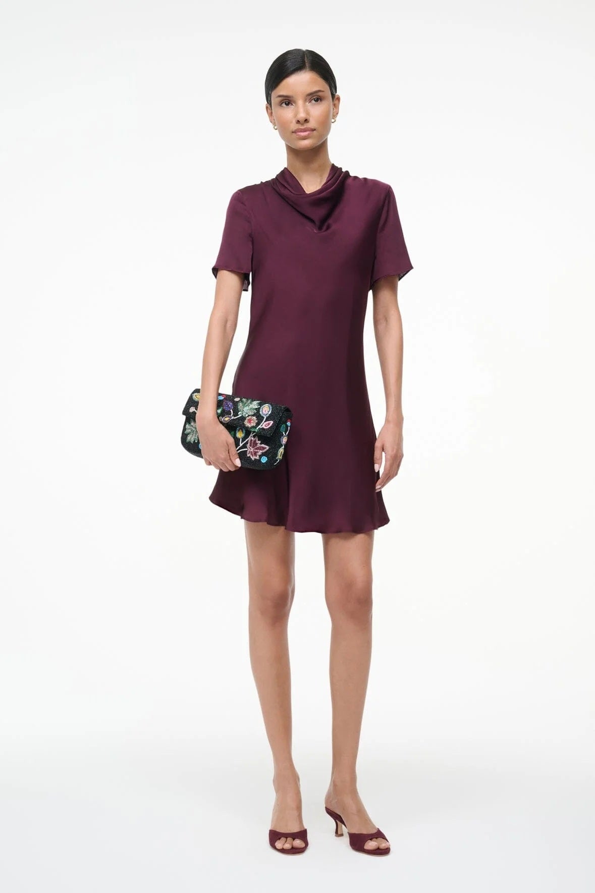 staud timmy shoulder bag tapestry