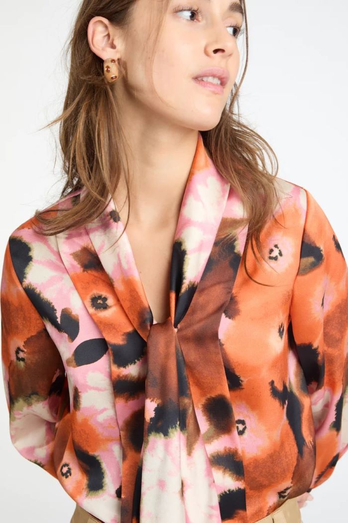 tanya taylor canyon top peony multi