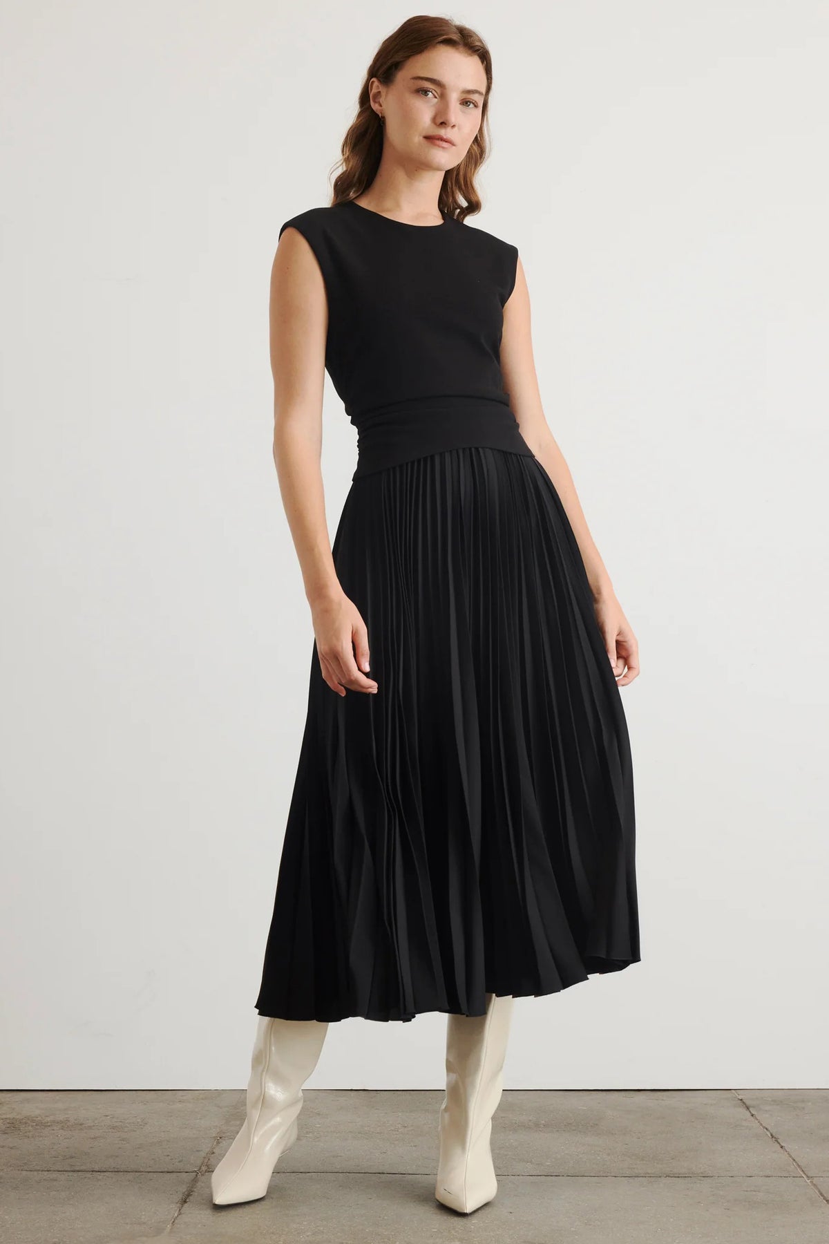 tanya taylor carly dress black