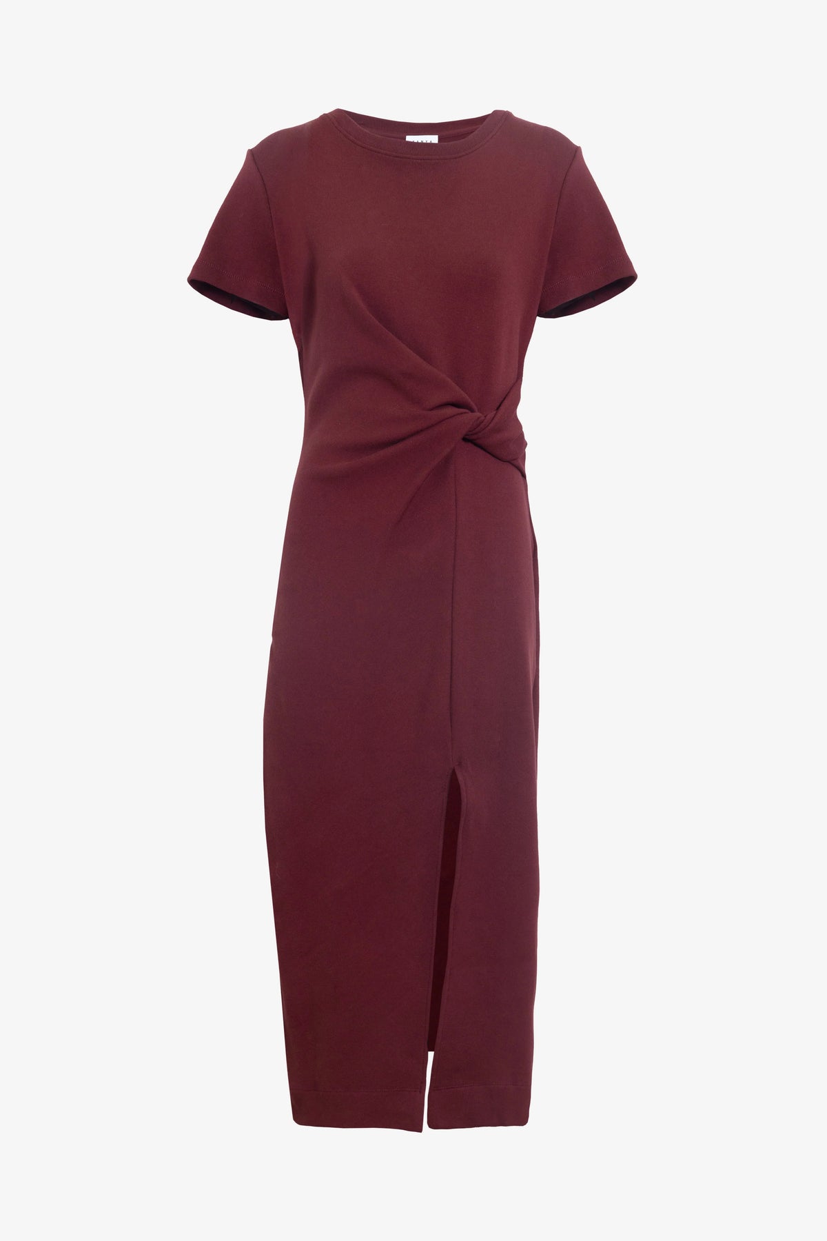 tanya taylor short sleeve cody dress raisin