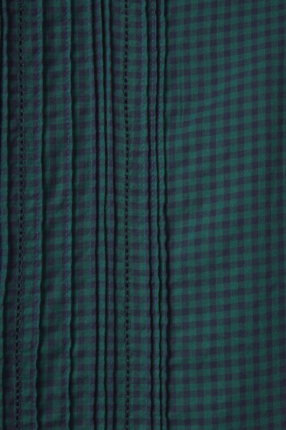 trovata alise blouse sea pine check