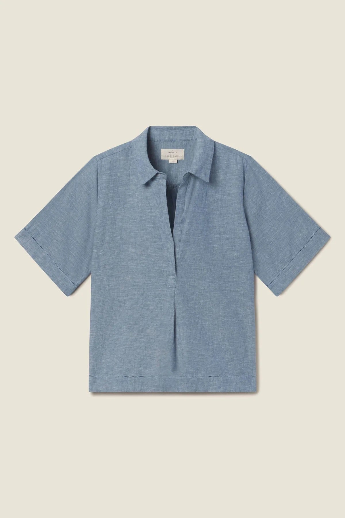 trovata cora shirt vintage indigo