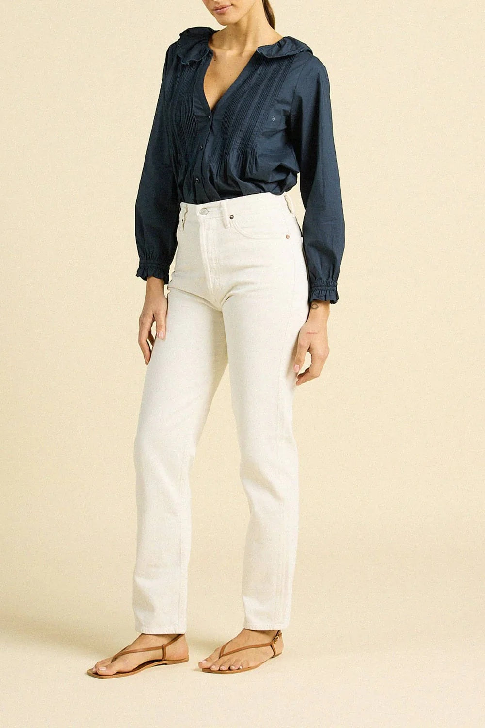 trovata francine blouse navy