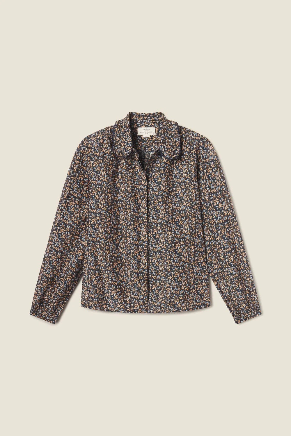 trovata kinsley blouse nightshadow ditsy