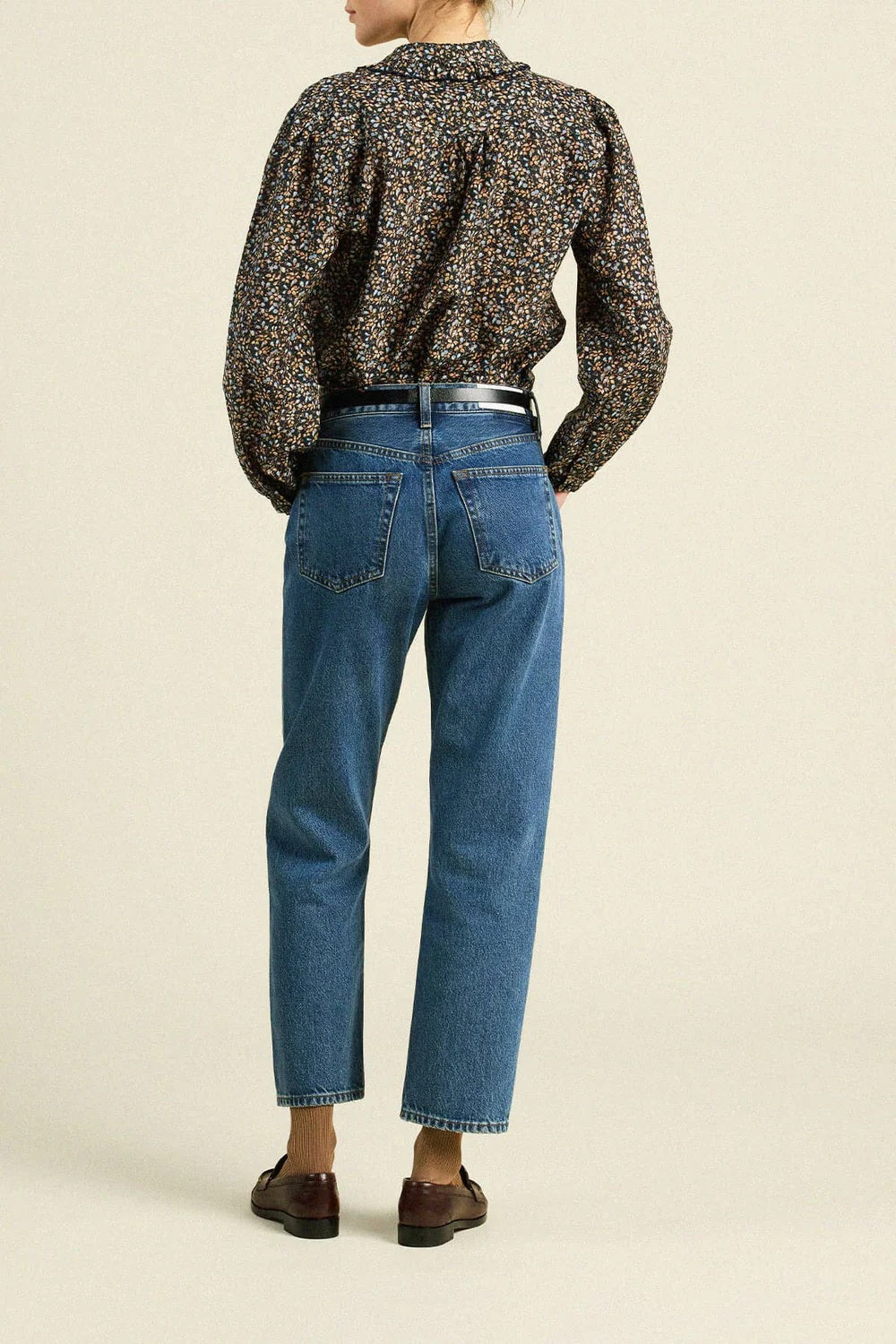 trovata kinsley blouse nightshadow ditsy