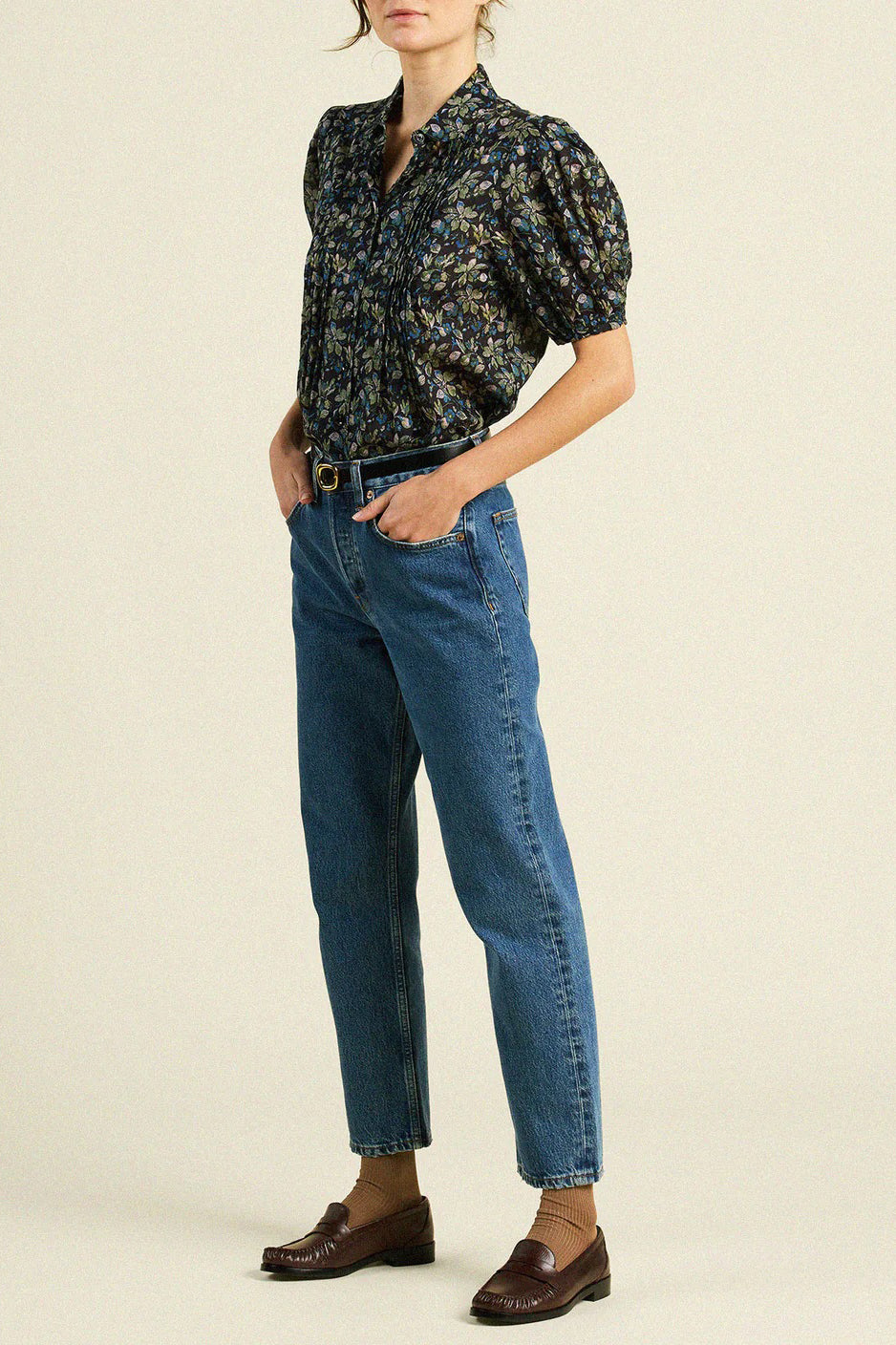 trovata nadine blouse orchard frost