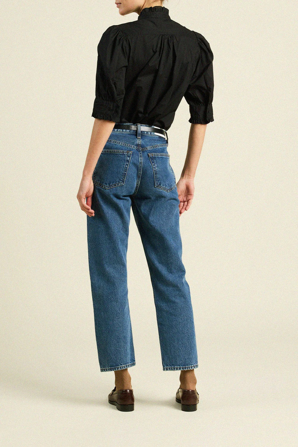 trovata noah blouse black