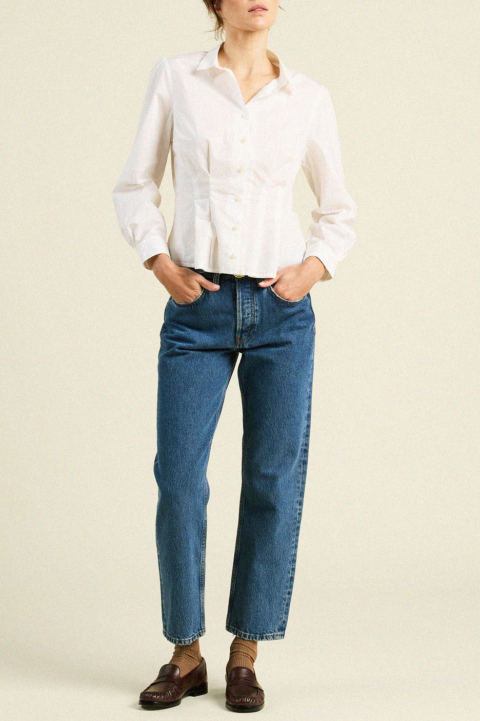 trovata valentina blouse white