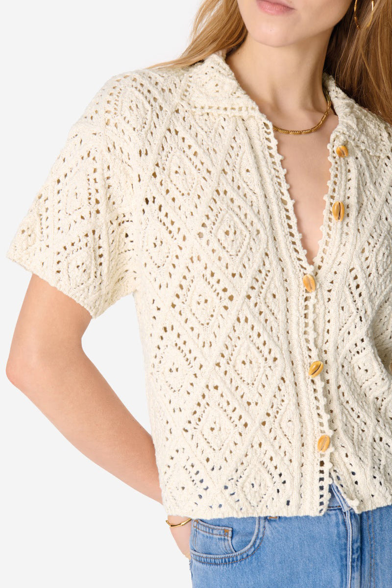 vanessa bruno emarya cardigan ecru