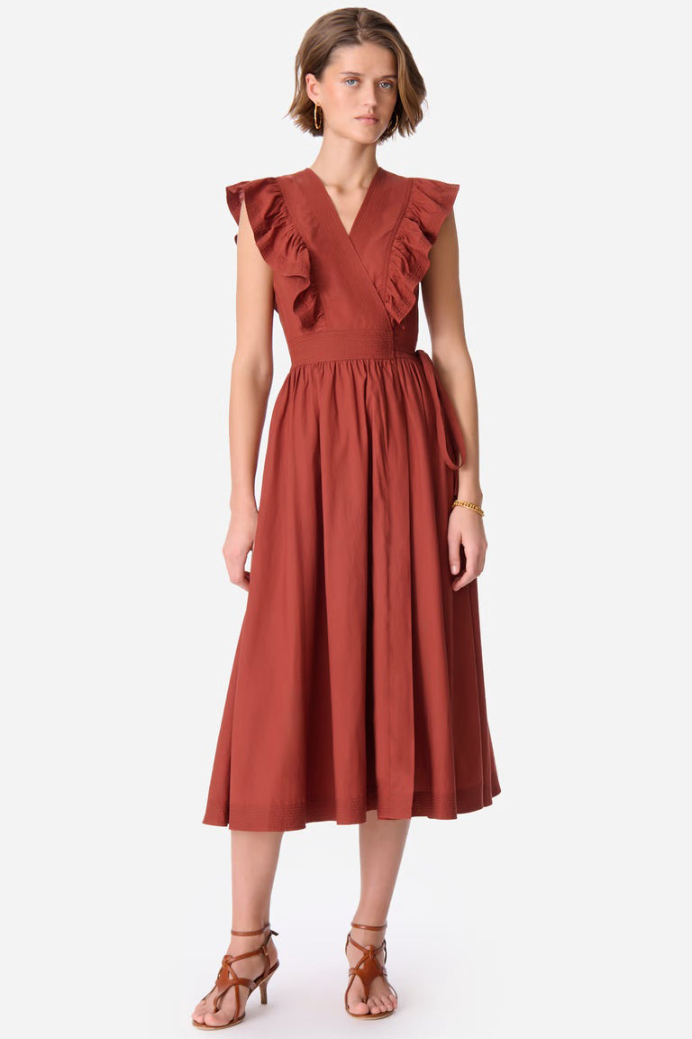 Ermione Long Dress - Ginger - Size 42