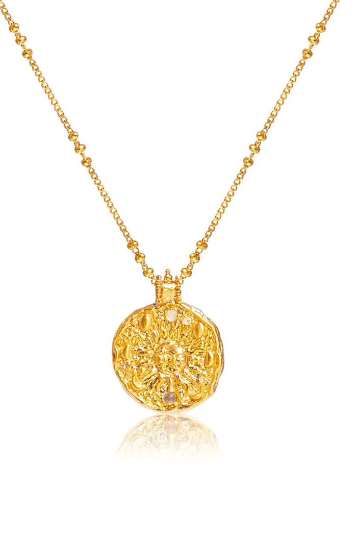 ananda soul sun & moon necklace