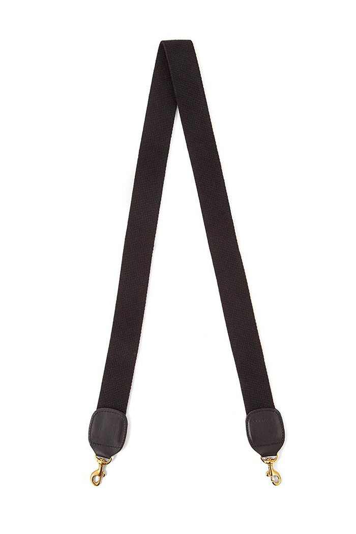Black Leather Link Shoulder Strap – Clare V.
