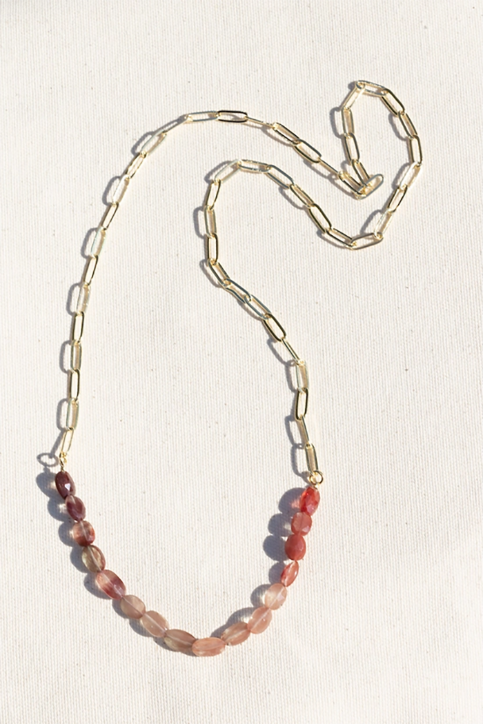 native gem napa necklace