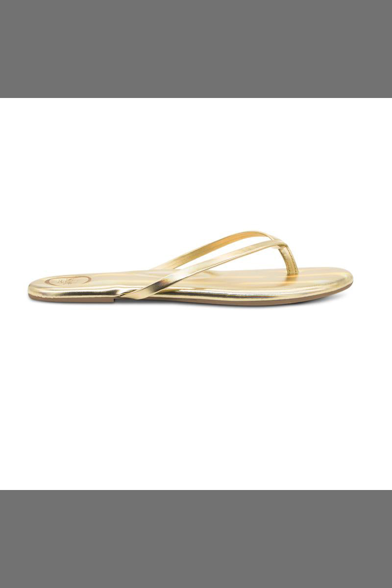 solei sea indie sandal metallic gold