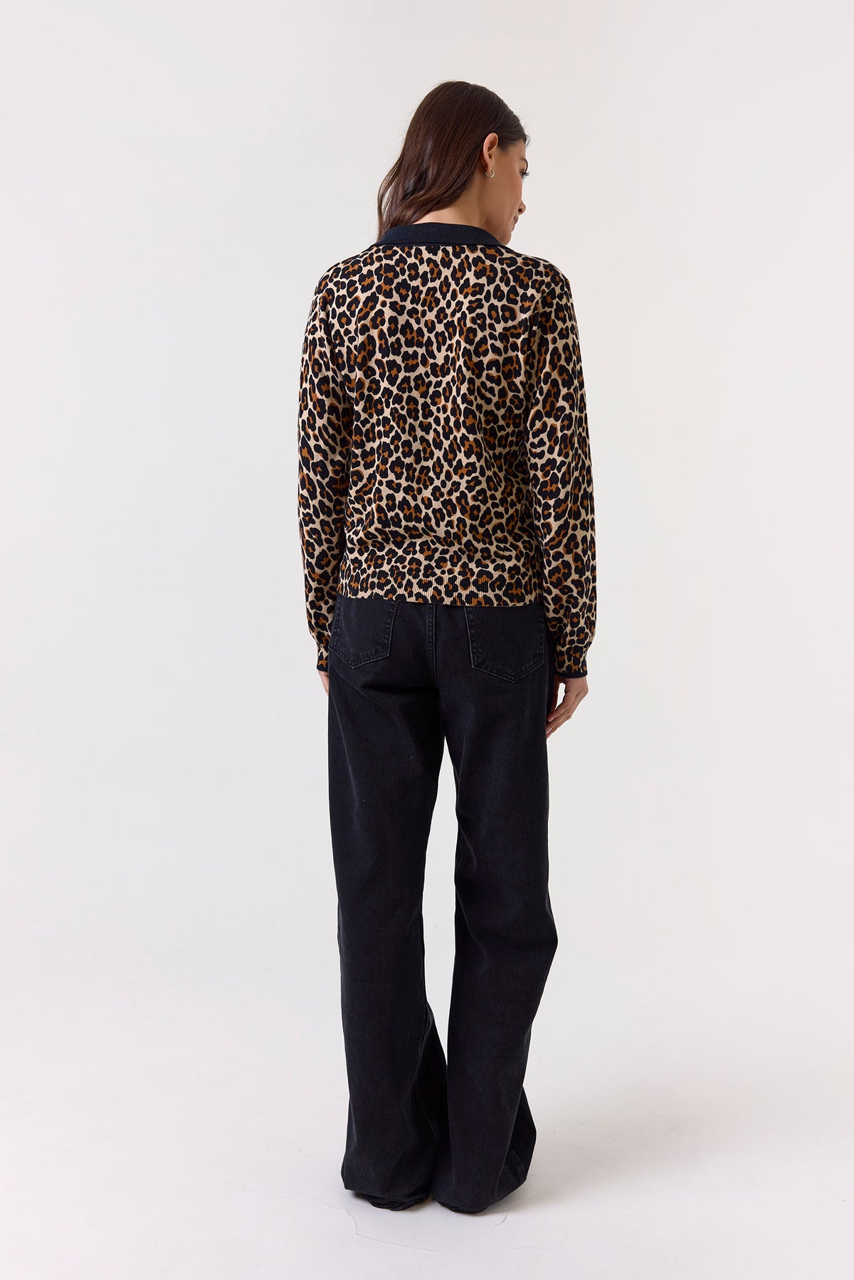 wispr by brodie leopard polo camel black