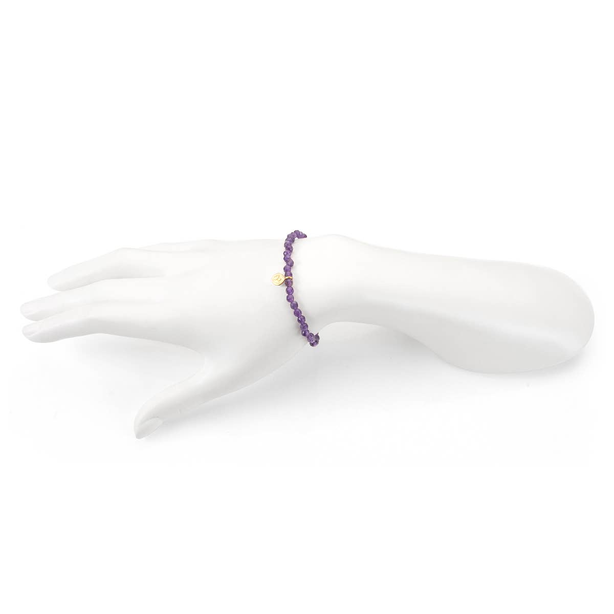satya amethyst mini lotus bracelet