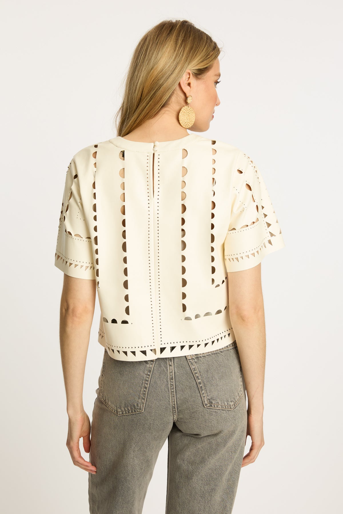 caballero anisa top antique white