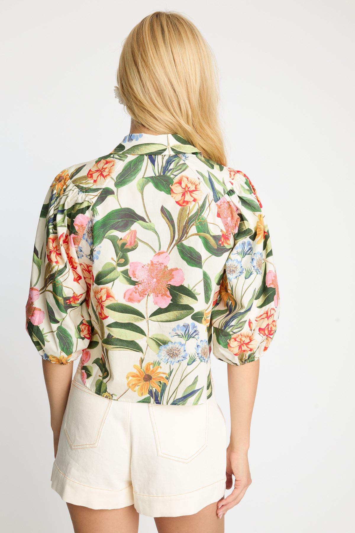 caballero juliette top buttercream floral