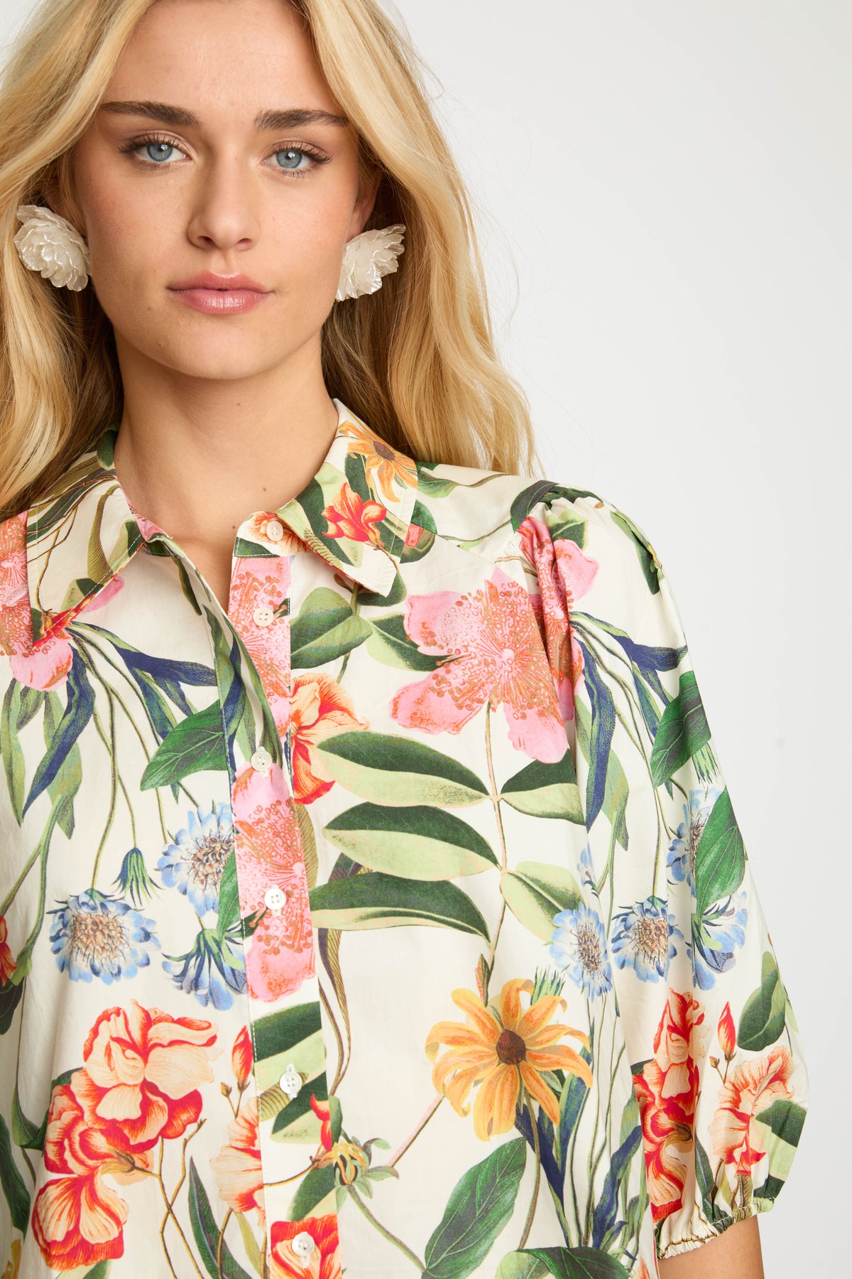 caballero juliette top buttercream floral