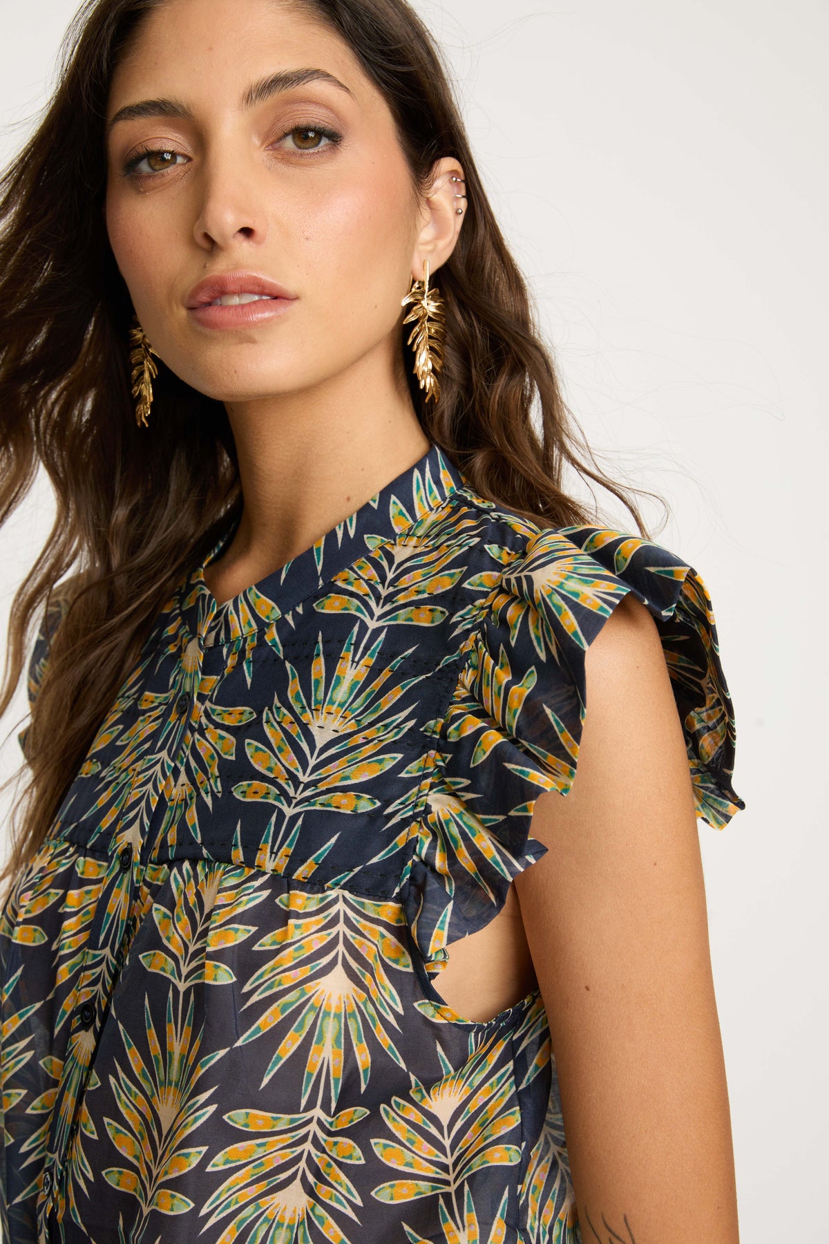 caballero anthea top deco plume