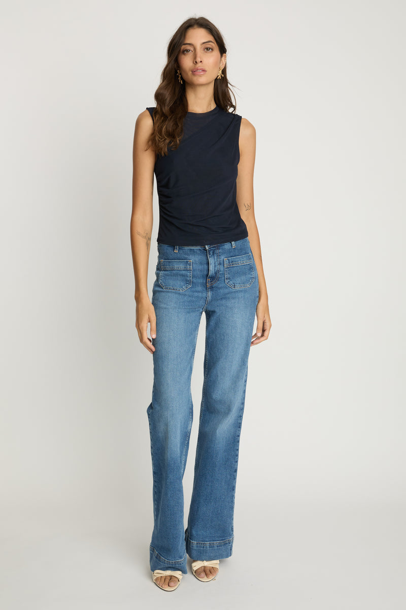 caballero devi top navy