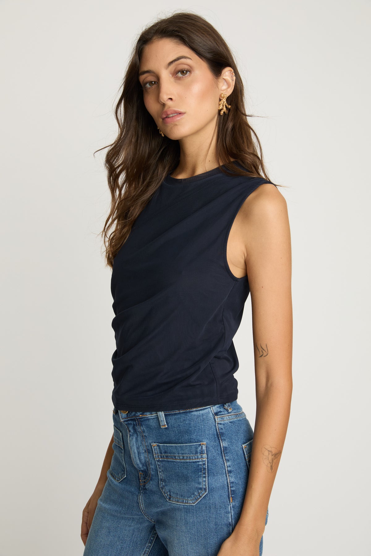 caballero devi top navy